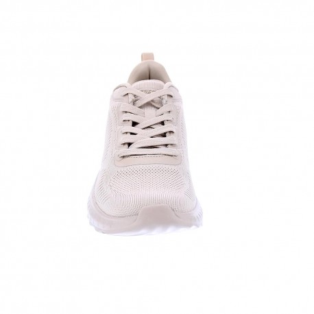 Zapatillas Skechers zapatos Mujer modelo Bovs Squad Beige 