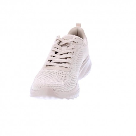 Zapatillas Skechers zapatos Mujer modelo Bovs Squad Beige 