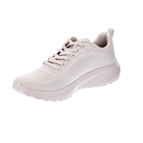 Zapatillas Skechers zapatos Mujer modelo Bovs Squad Beige 