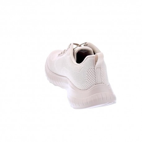 Zapatillas Skechers zapatos Mujer modelo Bovs Squad Beige 