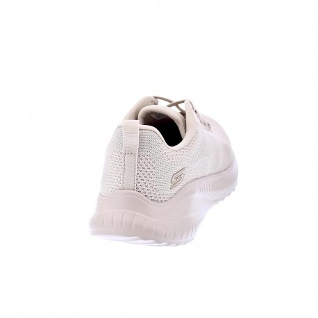 Zapatillas Skechers zapatos Mujer modelo Bovs Squad Beige 