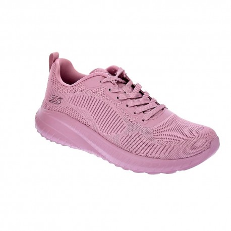 Zapatillas Skechers zapatos Mujer modelo Bobs Squad Rosa 
