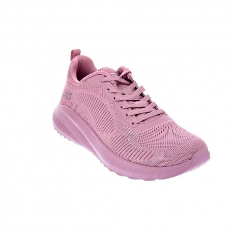 Zapatillas Skechers zapatos Mujer modelo Bobs Squad Rosa 