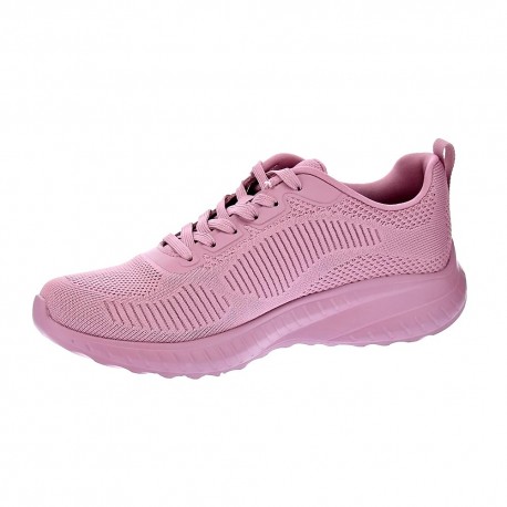Zapatillas Skechers zapatos Mujer modelo Bobs Squad Rosa 