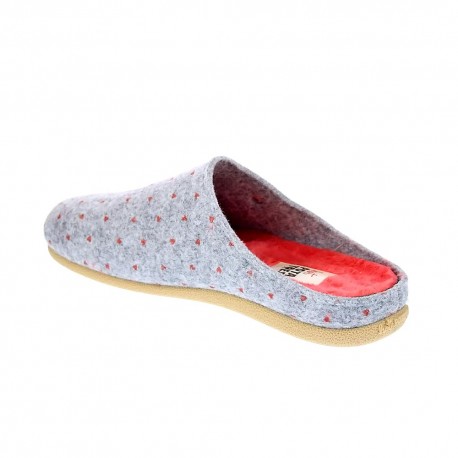 Pantuflas Potatoes zapatos Mujer modelo Hittisau Gris 