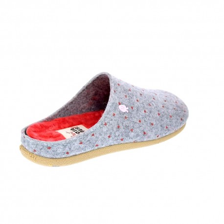 Pantuflas Potatoes zapatos Mujer modelo Hittisau Gris 