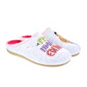 Pantuflas Potatoes zapatos Mujer modelo Dundalk Gris 