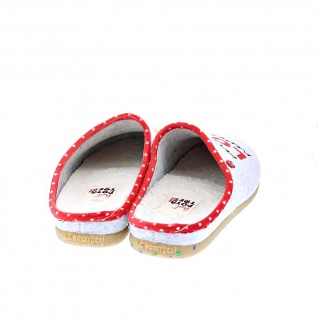 Pantuflas Potatoes zapatos Mujer modelo Lullange Gris 