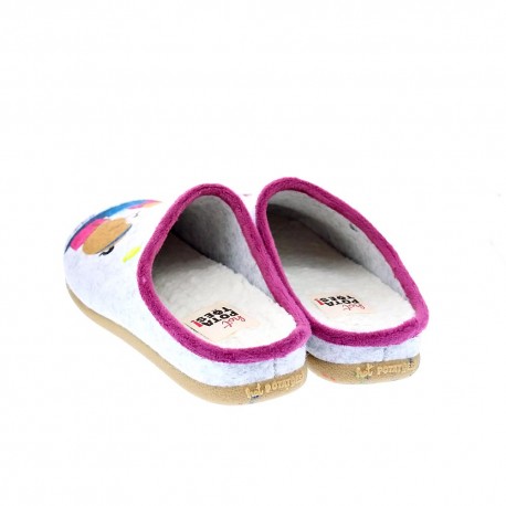 Pantuflas Potatoes zapatos Mujer modelo Tuam Gris 