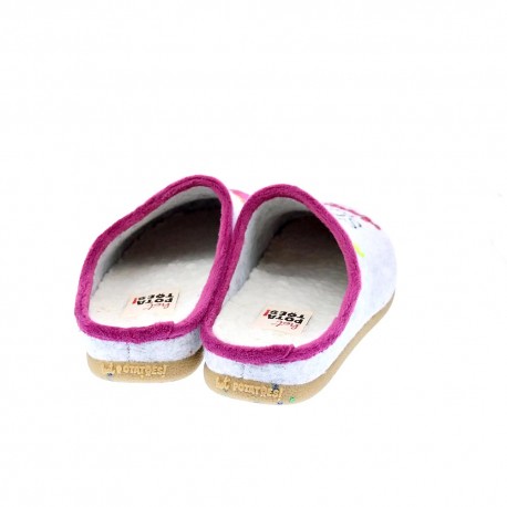 Pantuflas Potatoes zapatos Mujer modelo Tuam Gris 