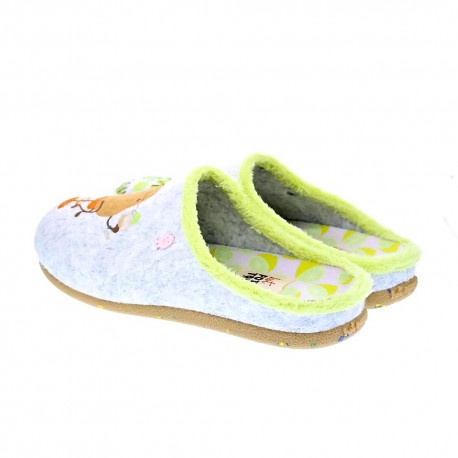 Pantuflas Potatoes zapatos Mujer modelo Bunratty Gris 