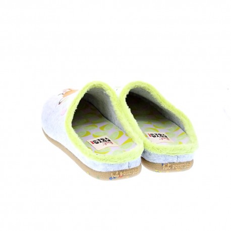 Pantuflas Potatoes zapatos Mujer modelo Bunratty Gris 