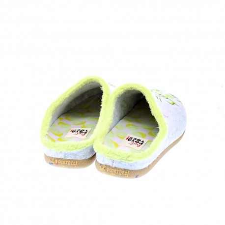 Pantuflas Potatoes zapatos Mujer modelo Bunratty Gris 