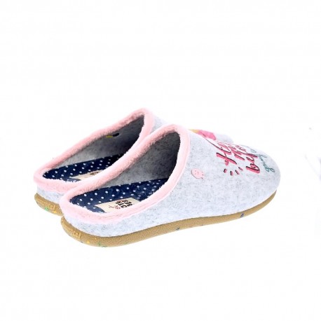 Pantuflas Potatoes zapatos Mujer modelo Saggart Gris 