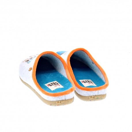Pantuflas Potatoes zapatos Mujer modelo Artane Gris 