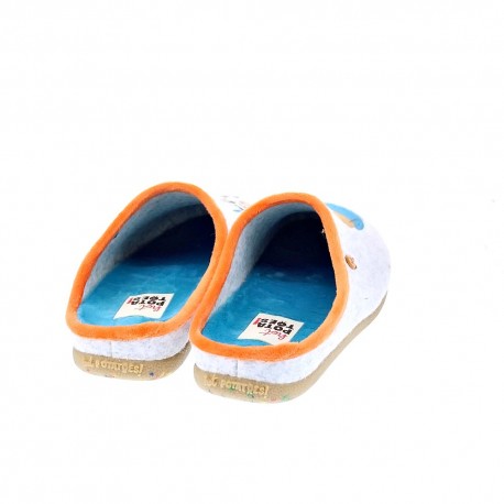 Pantuflas Potatoes zapatos Mujer modelo Artane Gris 