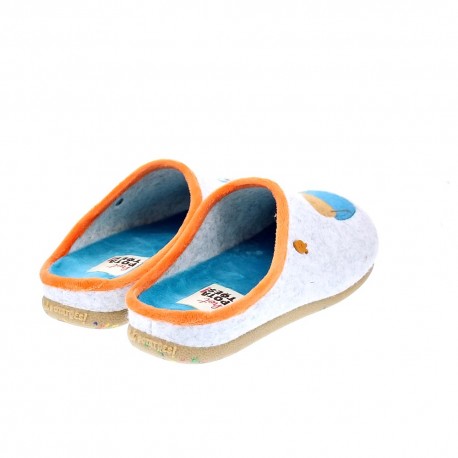 Pantuflas Potatoes zapatos Mujer modelo Artane Gris 