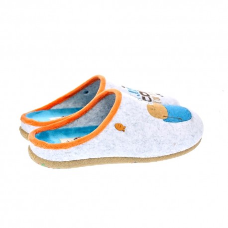 Pantuflas Potatoes zapatos Mujer modelo Artane Gris 