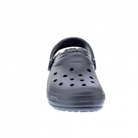 Zuecos Crocs zapatos Mujer modelo Classic Lined Negro 