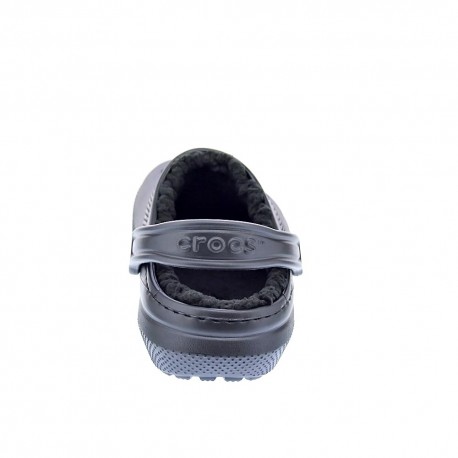 Zuecos Crocs zapatos Mujer modelo Classic Lined Negro 