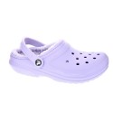 Zuecos Crocs zapatos Mujer modelo Classic Lined Violeta 