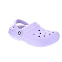 Zuecos Crocs zapatos Mujer modelo Classic Lined Violeta 