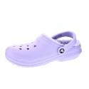 Zuecos Crocs zapatos Mujer modelo Classic Lined Violeta 
