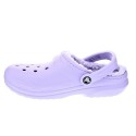 Zuecos Crocs zapatos Mujer modelo Classic Lined Violeta 