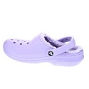 Zuecos Crocs zapatos Mujer modelo Classic Lined Violeta 