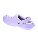 Zuecos Crocs zapatos Mujer modelo Classic Lined Violeta 