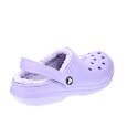 Zuecos Crocs zapatos Mujer modelo Classic Lined Violeta 