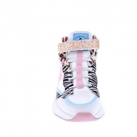 Zapatillas botas Munich zapatos Niña modelo Mini Track Blanco 