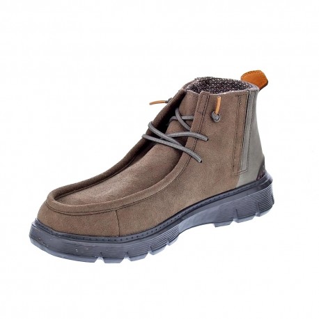 Botines Hey Dude zapatos Hombre modelo Boris Eco Marrón 