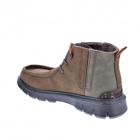 Botines Hey Dude zapatos Hombre modelo Boris Eco Marrón 