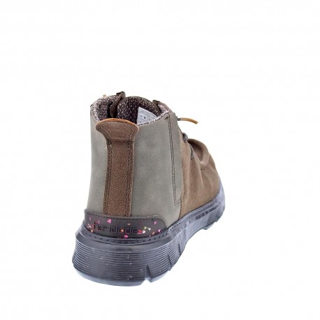 Botines Hey Dude zapatos Hombre modelo Boris Eco Marrón 
