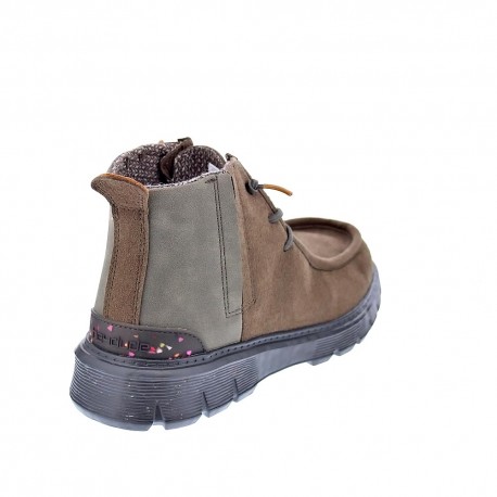 Botines Hey Dude zapatos Hombre modelo Boris Eco Marrón 