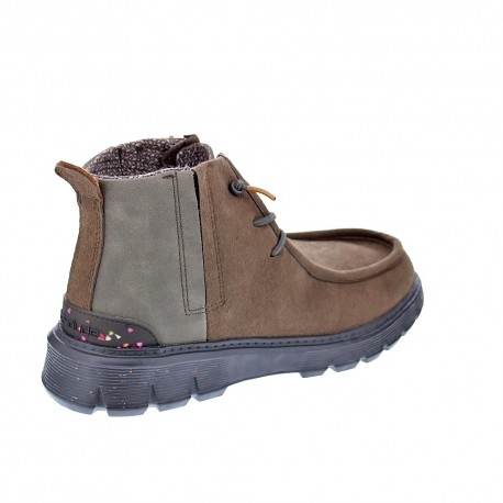 Botines Hey Dude zapatos Hombre modelo Boris Eco Marrón 