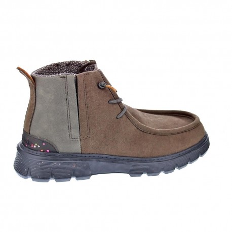 Botines Hey Dude zapatos Hombre modelo Boris Eco Marrón 