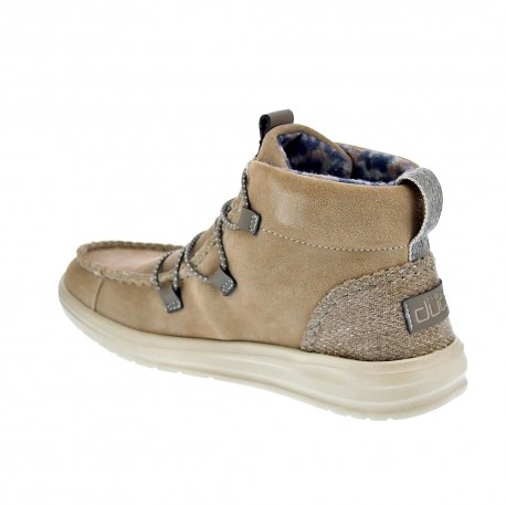 Botines Hey Dude zapatos Mujer modelo Eloise Suede Marrón 