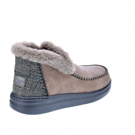 Botines Hey Dude zapatos Mujer modelo Denny Grip Rosa 