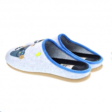 Pantuflas Potatoes zapatos Hombre modelo Slaney Gris 