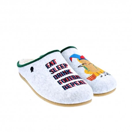 Pantuflas Potatoes zapatos Hombre modelo Louth Gris 