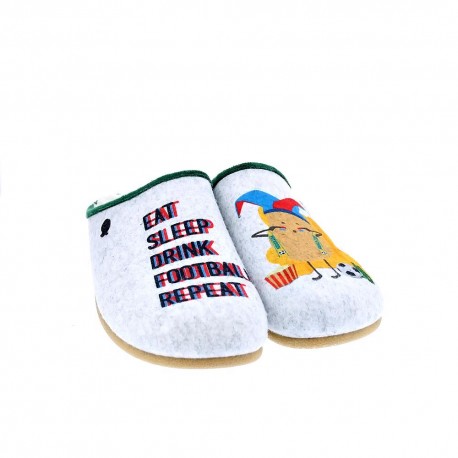Pantuflas Potatoes zapatos Hombre modelo Louth Gris 