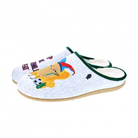 Pantuflas Potatoes zapatos Hombre modelo Louth Gris 