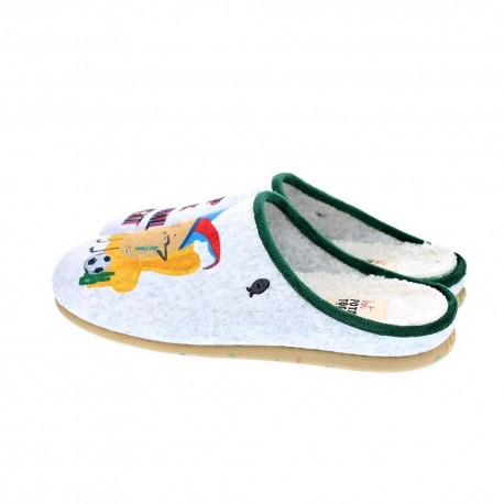Pantuflas Potatoes zapatos Hombre modelo Louth Gris 