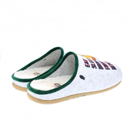 Pantuflas Potatoes zapatos Hombre modelo Louth Gris 