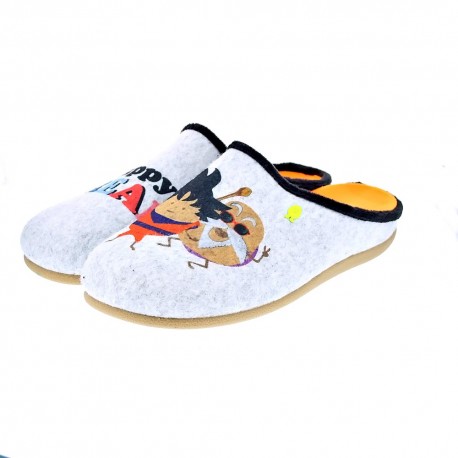 Pantuflas Potatoes zapatos Hombre modelo Prutz Gris 