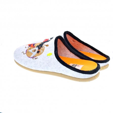 Pantuflas Potatoes zapatos Hombre modelo Prutz Gris 