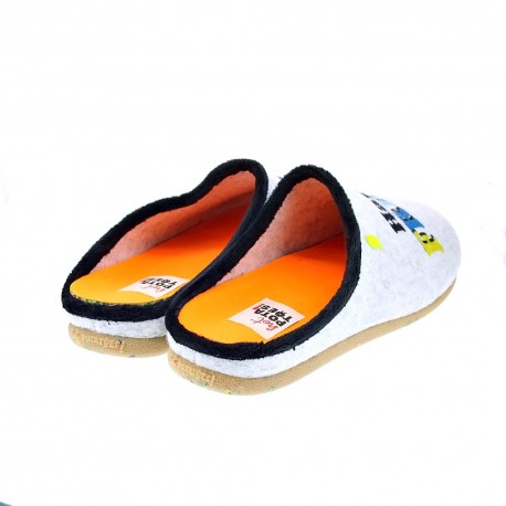 Pantuflas Potatoes zapatos Hombre modelo Prutz Gris 