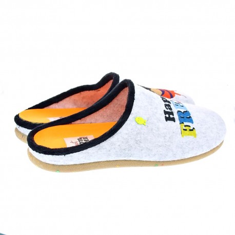 Pantuflas Potatoes zapatos Hombre modelo Prutz Gris 